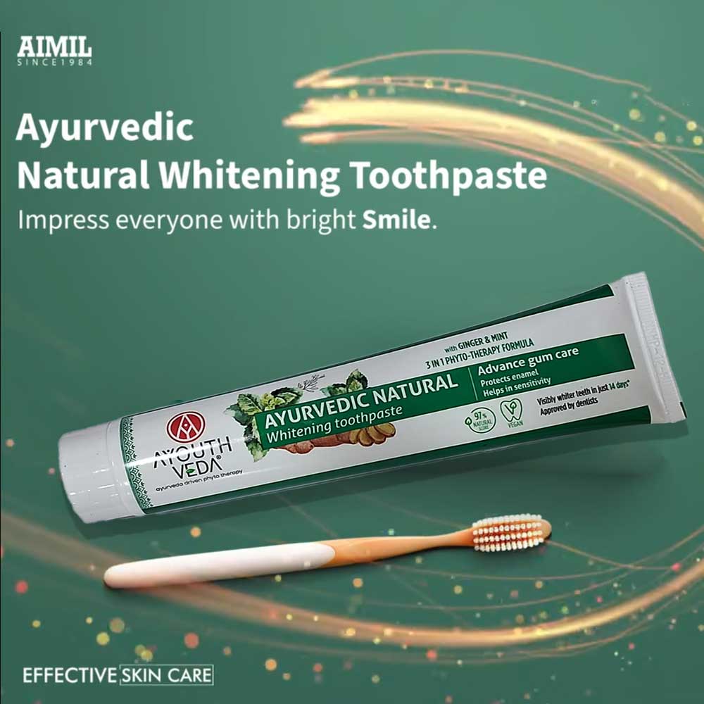 Ayouthveda Natural Whitening Toothpaste