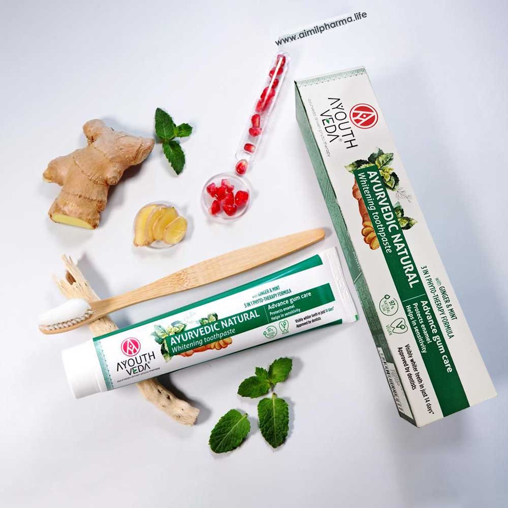 Ayouthveda Natural Whitening Toothpaste