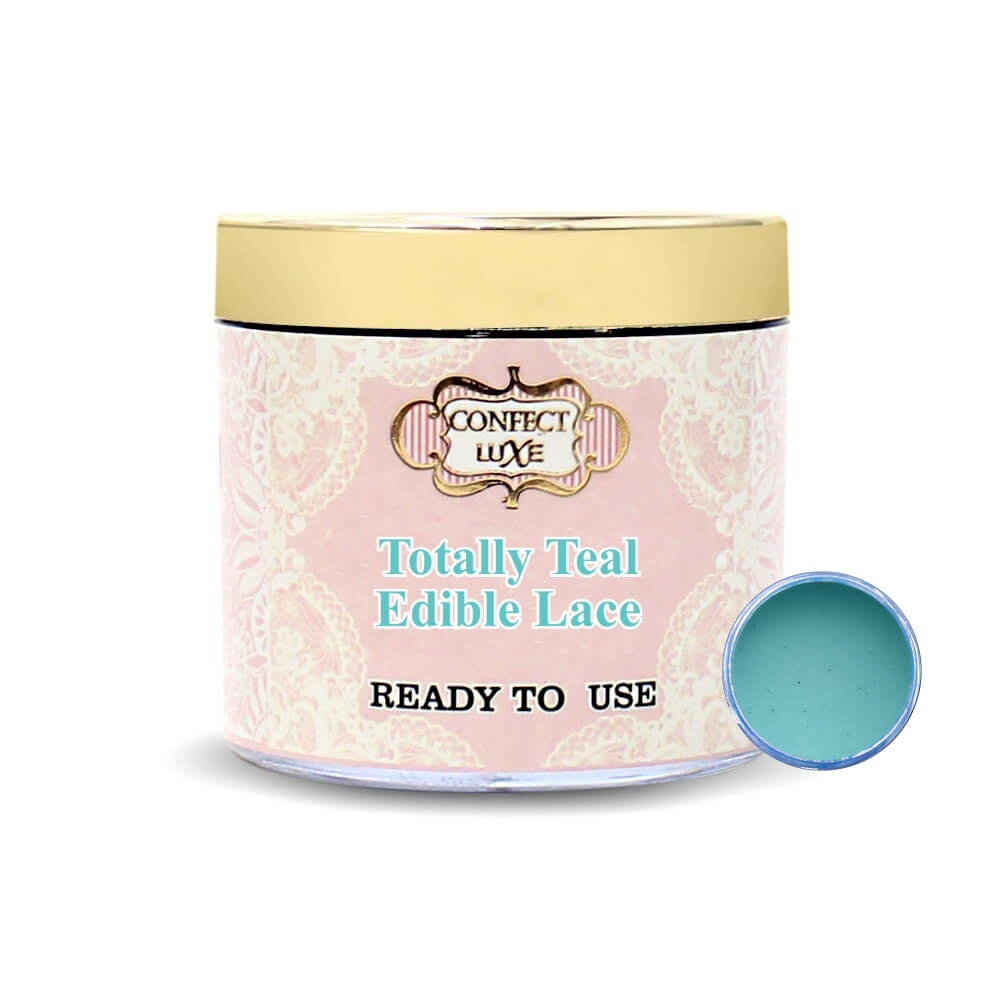 totally teal edible lace 100g
