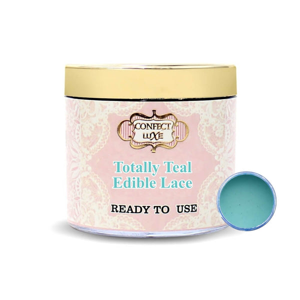confect totally teal edible lace 100 gms