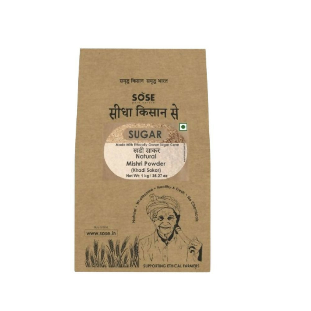 Gir Sidha Kisan Se Natural Mishri Powder (Khadi Sakar) - Distacart