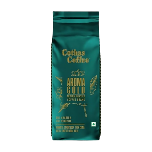 Cothas Coffee Aroma Gold Medium Roasted Coffee Beans - Distacart