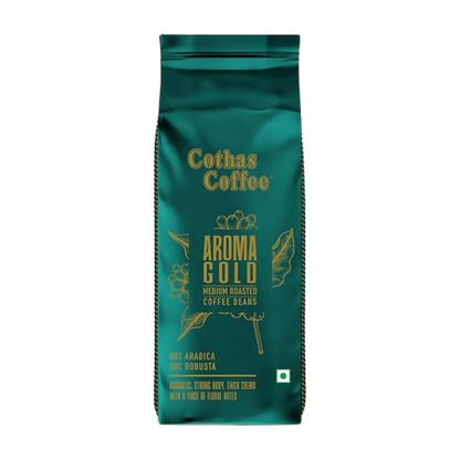 Cothas Coffee Aroma Gold Medium Roasted Coffee Beans - Distacart