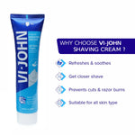 Thumbnail for VI-JOHN Dermatologically Tested Vitamin-E enriched Anti Bacterial All Skin Type Shaving Cream