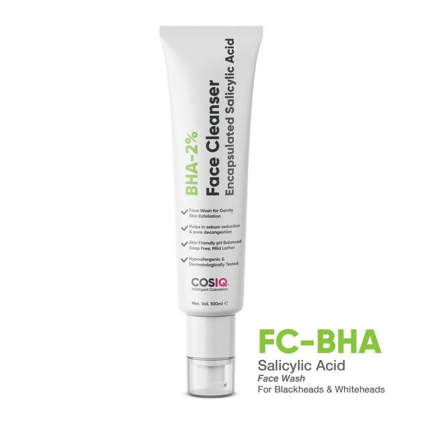 Cos-IQ BHA-2% Salicylic Acid Face Cleanser - Distacart