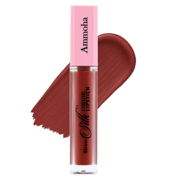 Ammoha Cosmetics Long-Lasting, Matte-Finished Cinnamon Drizzle Color Liquid Lipstick