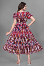 Thumbnail for Preksha Creation Georgette Women Long Maxi Dress Type Gown