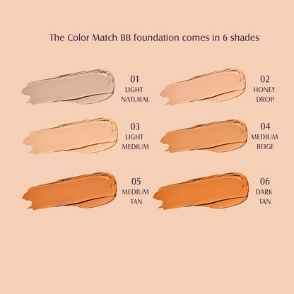 Glam21 Color Match BB Foundation SPF15 - 01 Light Natural - Distacart