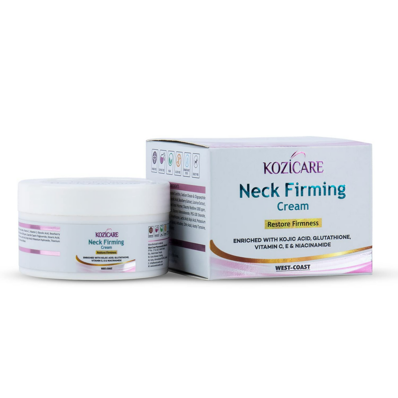 Healthvit Kozicare Neck Firming Cream - Distacart