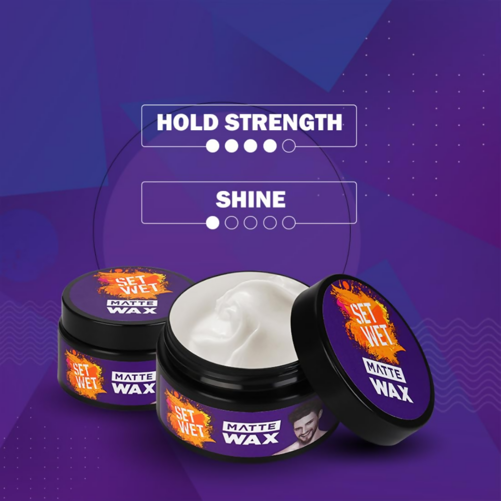 Set Wet Hair Wax For Men - Matte Wax - Dista
