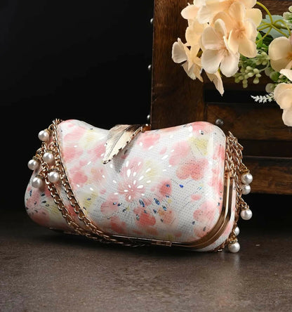 Joban Fashion Embellished Box Clutch - Multicolor - Dista