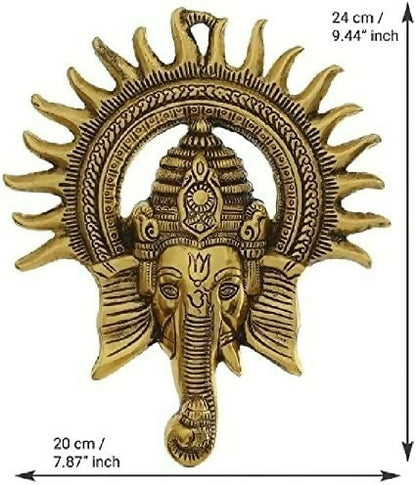 Smizzy Metal Ganesha Idol - Distacart