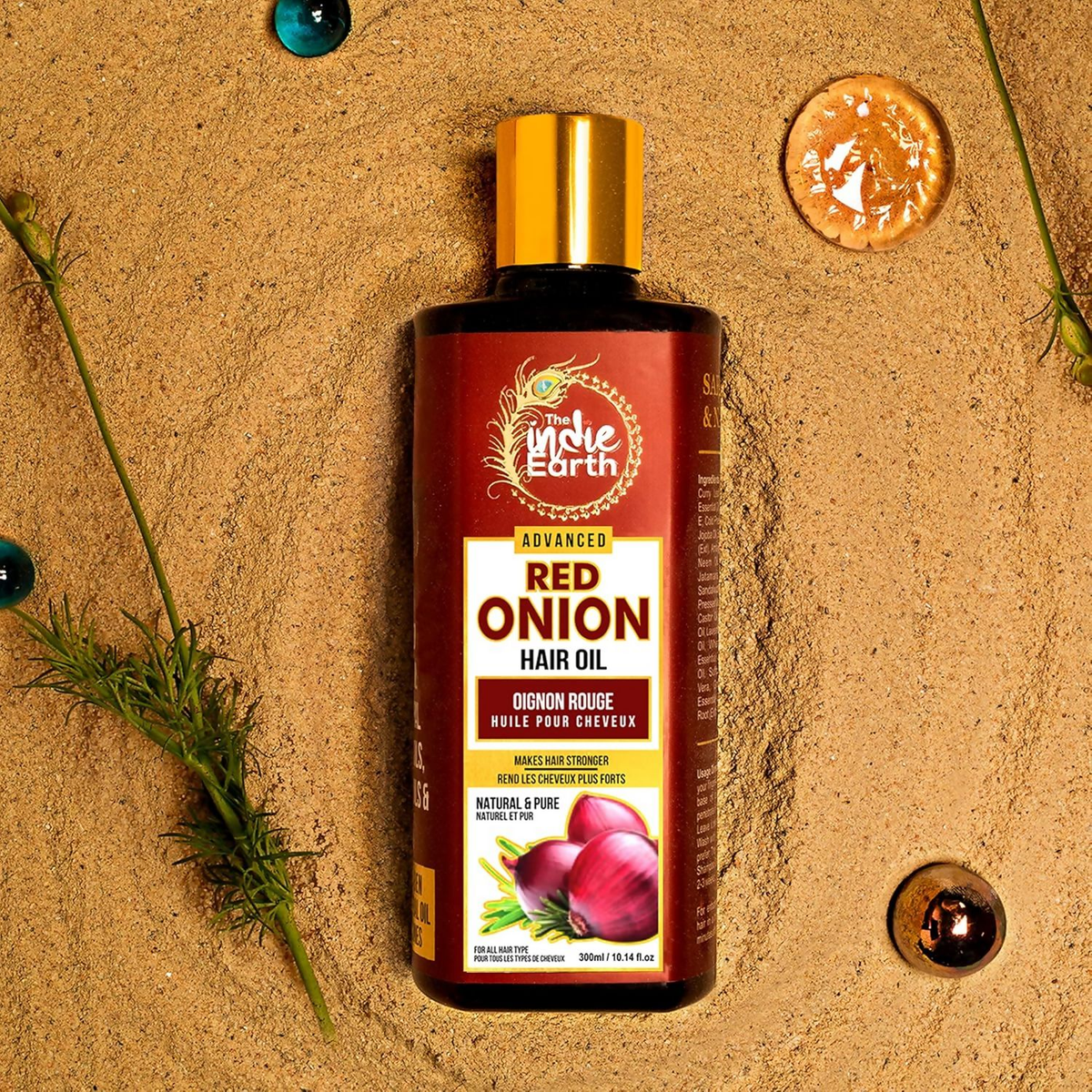 The Indie Earth Advanced Red Onion Hair Care Trio - Distacart