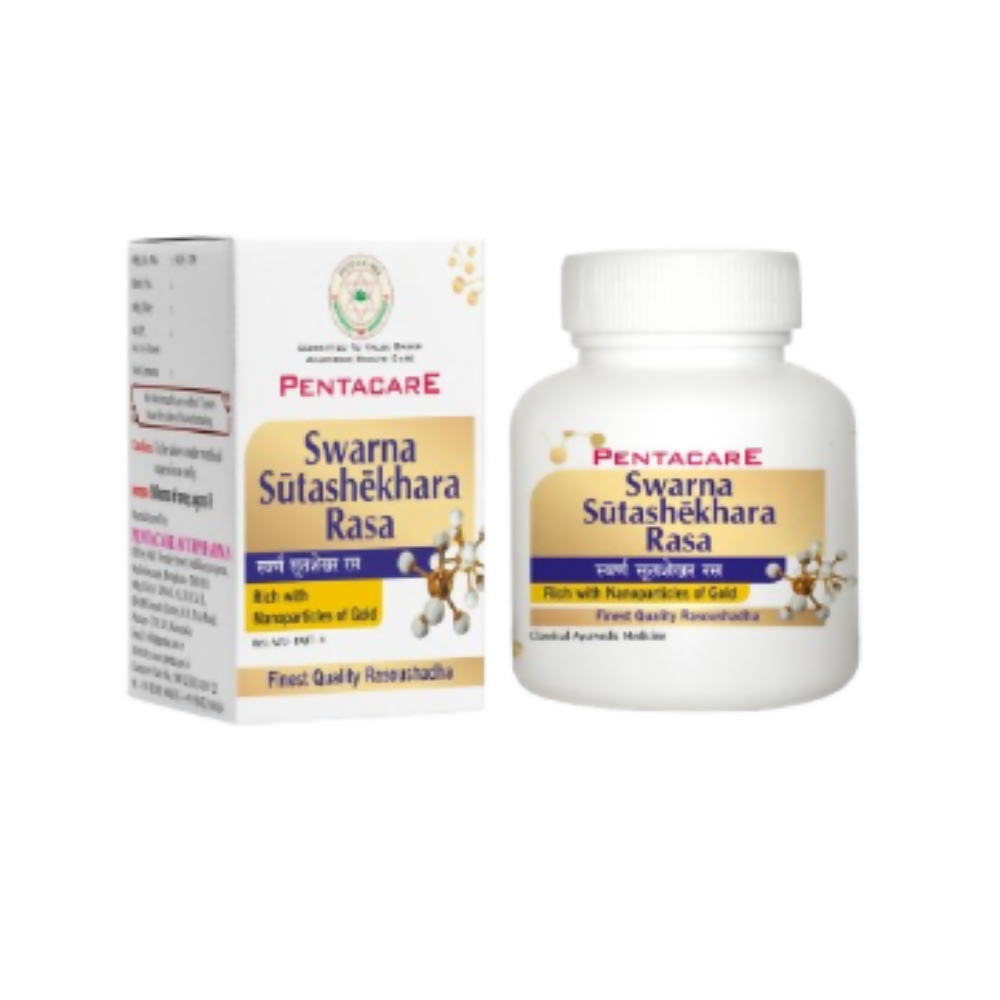Pentacare Ayurveda Swarna Sutashekhara Rasa - Distacart