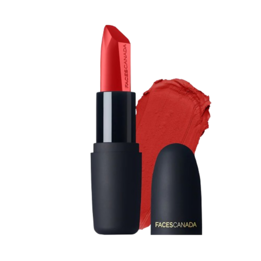 Faces Canada Weightless Matte Finish Lipstick - Bombshell Red 09 - Distacart