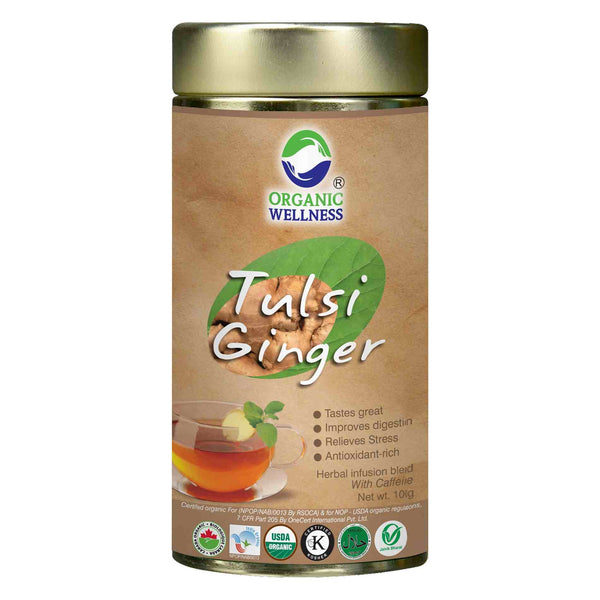 Organic Wellness Ow'Real Tulsi Ginger Tin Pack - Distacart