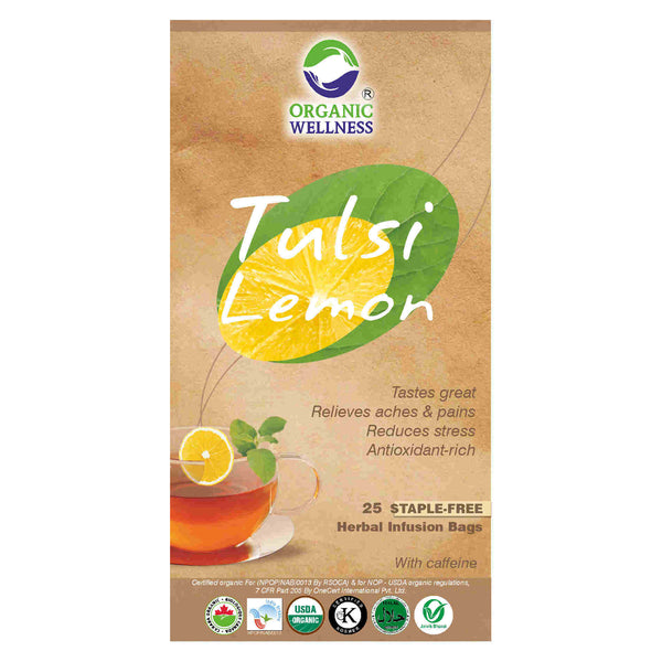 Organic Wellness Ow'real Tulsi Lemon Teabags - Distacart