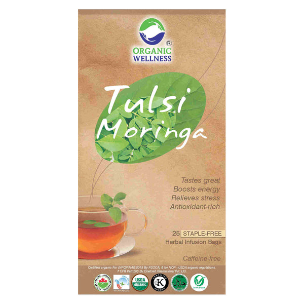 Organic Wellness Ow'real Tulsi Moringa Teabags - Distacart
