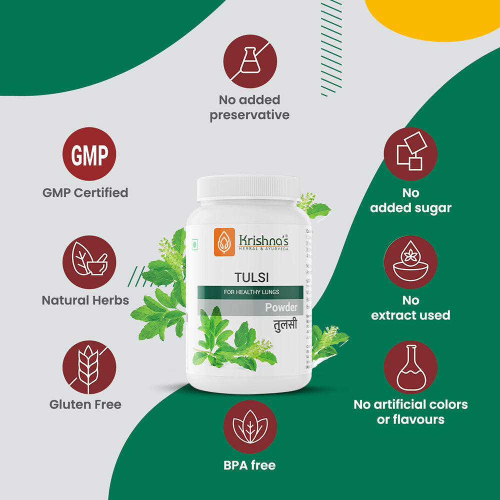 Krishna'S Herbal & Ayurveda Tulsi Powder