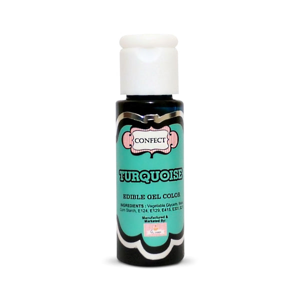 confect turquoise gel color br b 20 gms b