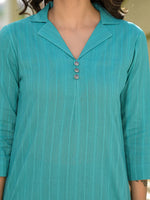 Thumbnail for Yufta Turquoise Blue Co-Ord Set
