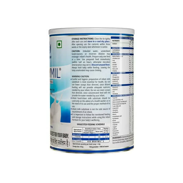 Braymil Follow Up Formula 2 From 6-12 Months Powder - Distacart