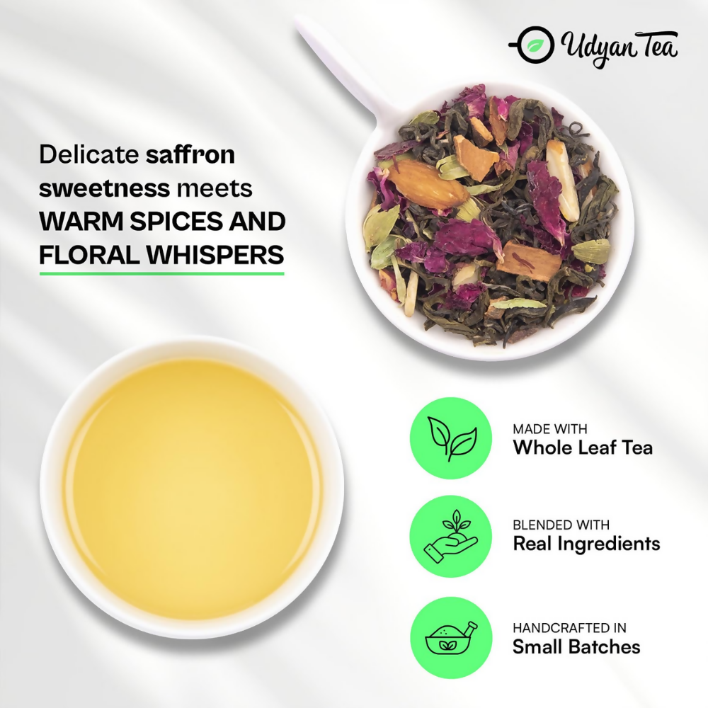 Udyan Tea Kashmiri Saffron Kahwa Green Tea - Dista