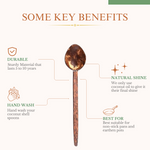 Thumbnail for Thenga Coconut Shell Large Cooking Spoon Sets - Dista