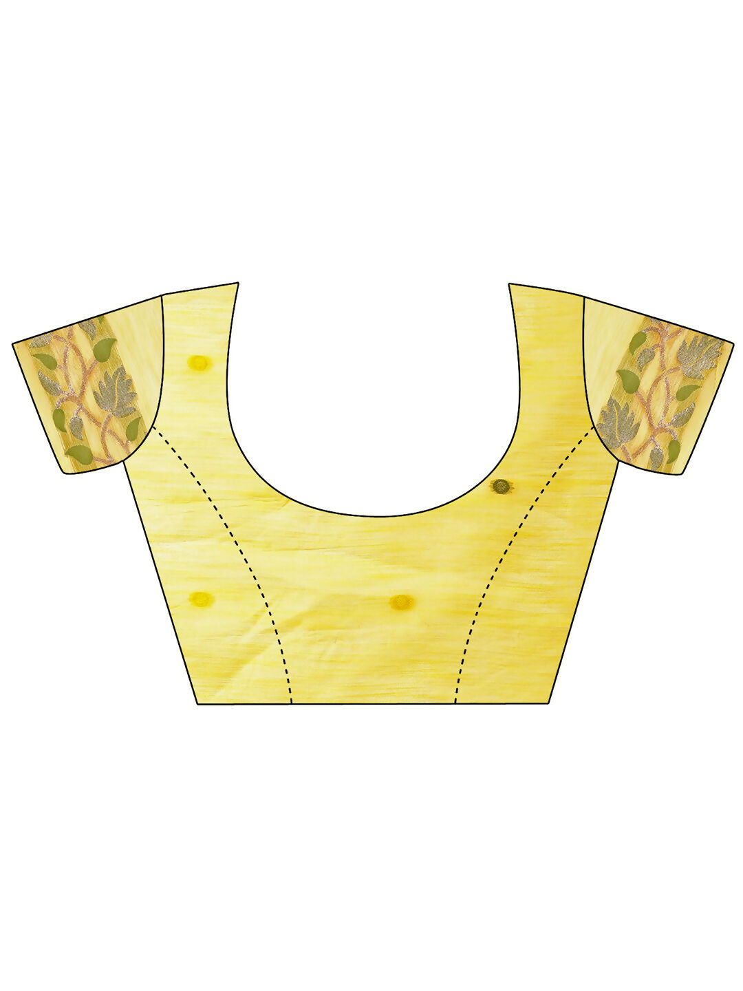 Astita Linen Cotton Yellow Saree