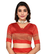 Thumbnail for Vamika Black Printed Art Silk Saree - Distacart