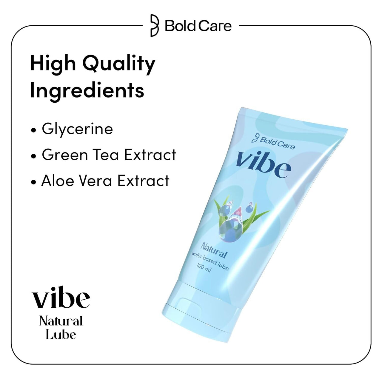 Bold Care Vibe - Natural Aloe Vera Gel - Distacart