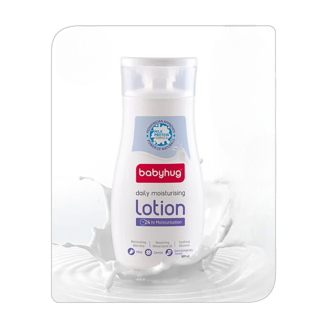 Babyhug Milk Protein Formula Daily Moisturising Milky Lotion - Distacart