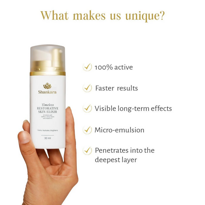 Shankara by Sri Sri Tattva Timeless Restorative Skin Elixir - Distacart