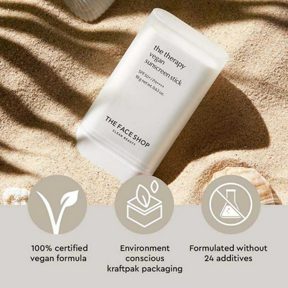 The Face Shop The Therapy Sunscreen Stick SPF50+ PA++++ - Distacart