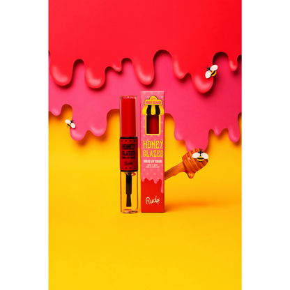 Rude Cosmetics Honey Glazed Shine Lip Color - Maple Bacon - Distacart