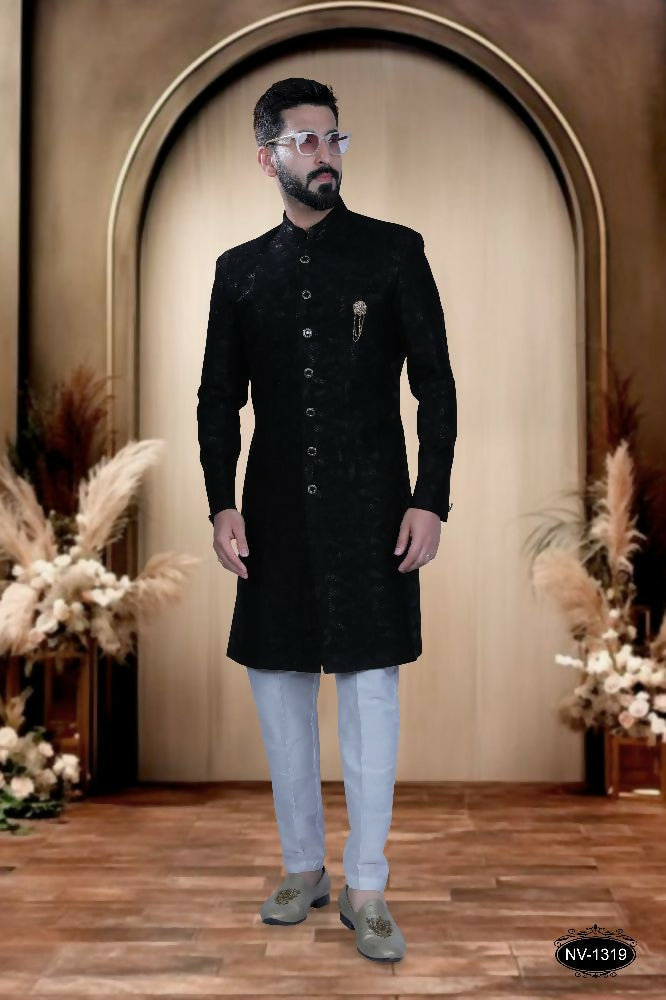 Joban Fashion Men's Black TR Kurta with Pyjama - Distacart
