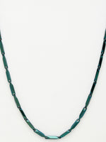 Thumbnail for NVR Men's Green Rhodium-Plated Stainless Steel Chain - Distacart