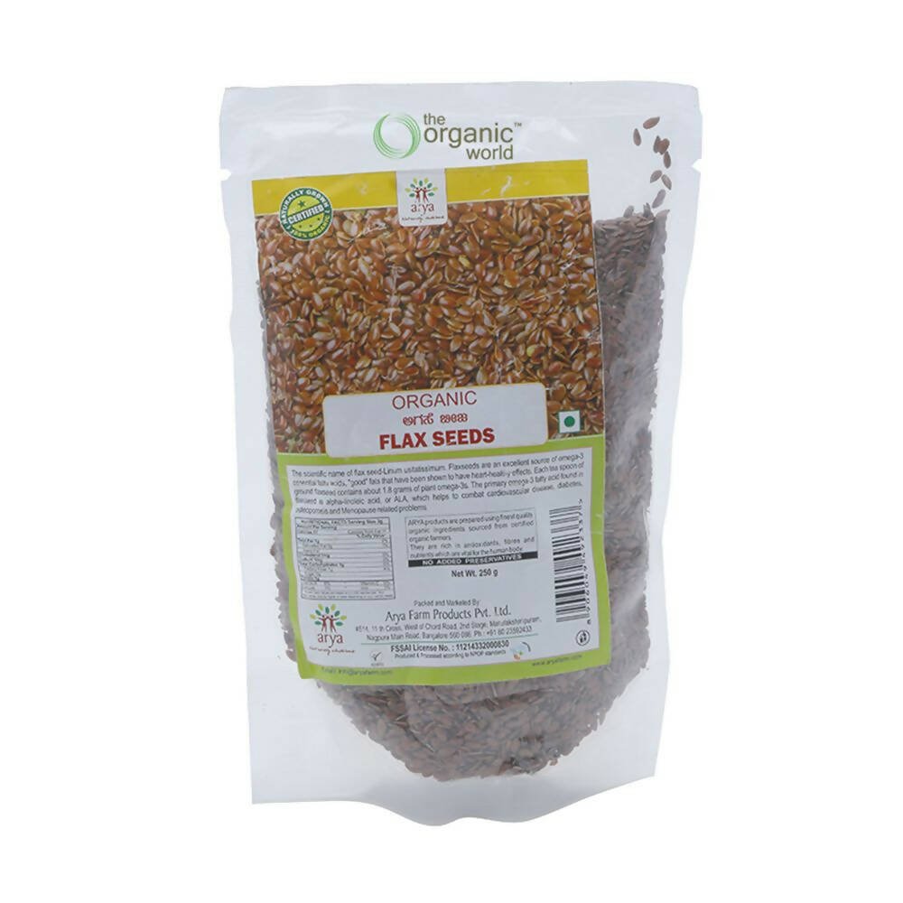 Arya Farm Flax Seeds - Distacart