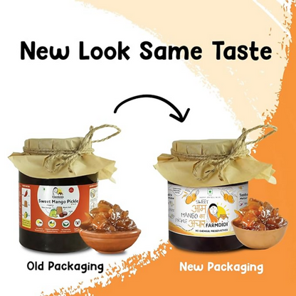 FarmDidi Sweet Mango Pickle with Jaggery - Sweet Mango - Distacart