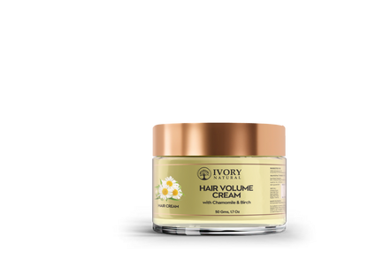 Ivory Natural Hair Volume Cream For Thicker, Fuller Looking Hair - Distacart