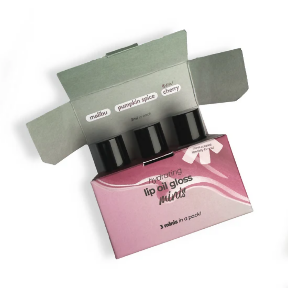 Ruby's Organics Lip Oil Gloss Minis Pack - Sunrise - Distacart