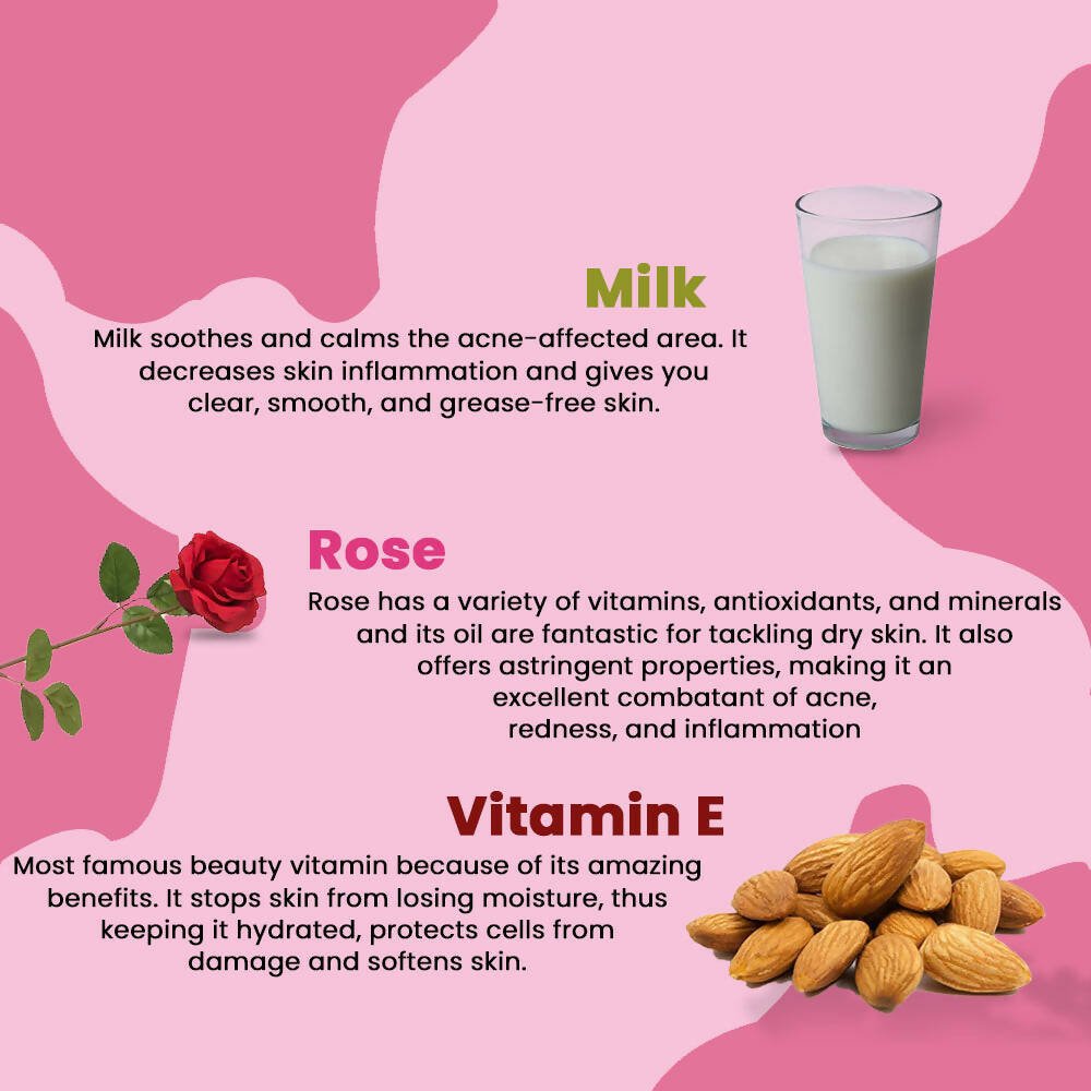 Astaberry Rose Makeup Remover Cleansing Milk - Distacart