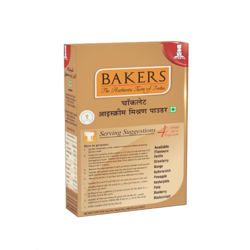 BAKERS Chocolate Ice Cream Powder - Dista