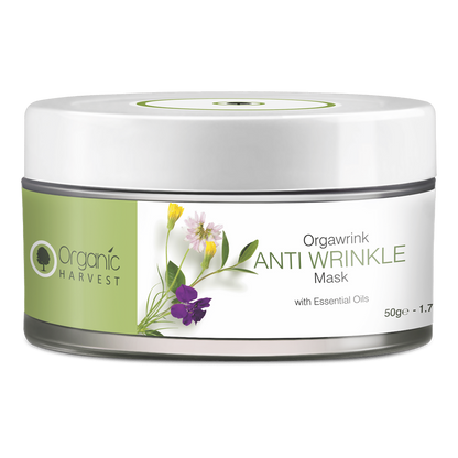 Organic Harvest Orgawrink Anti Wrinkle Mask With Essential Oils - Distacart