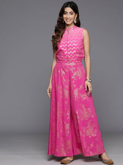 Ahalyaa Women's Traditional Wear Co-ods - Pink - Distacart