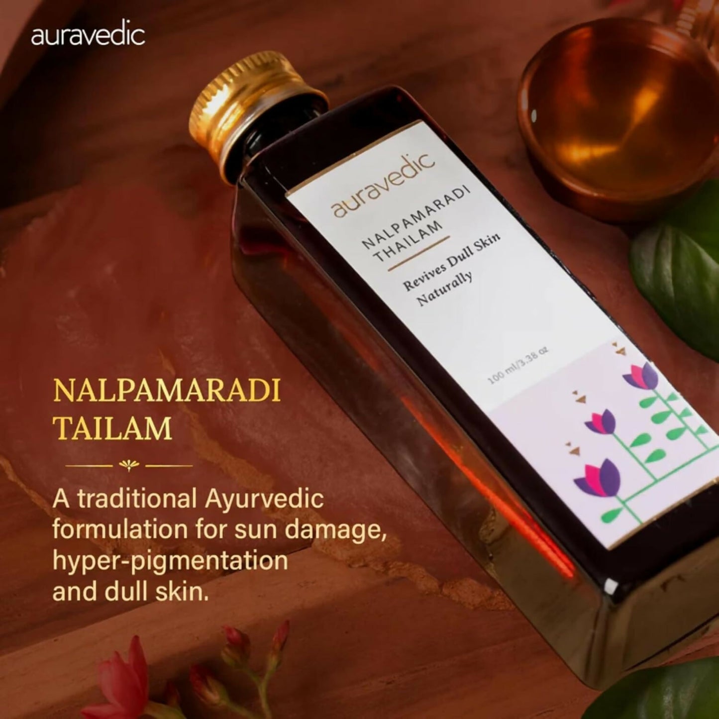Auravedic Nalpamaradi Thailam for Face Body oil After Bath - Dista