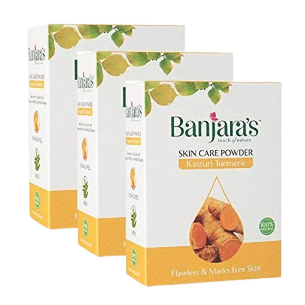 Banjara's Kasturi Turmeric Skin Care Powder - Distacart