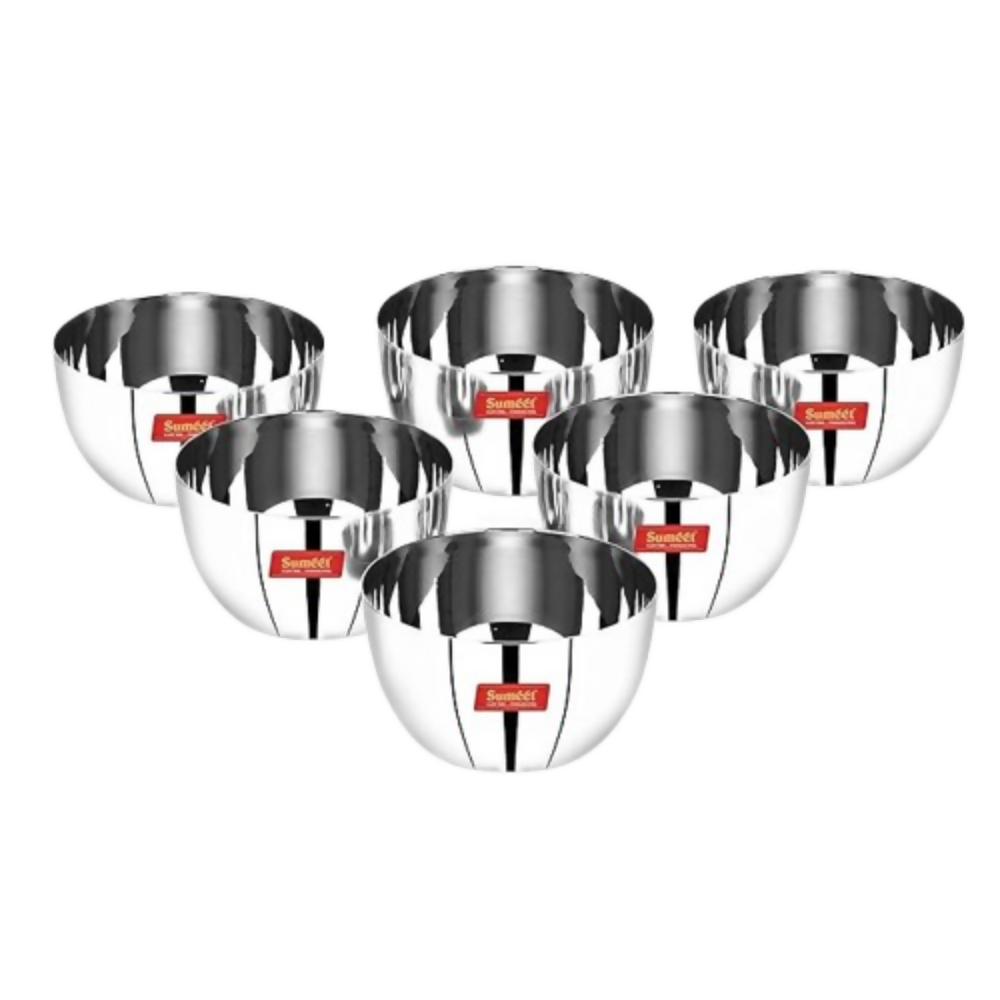 Sumeet Stainless Steel SoLid Apple Bowl - Dista