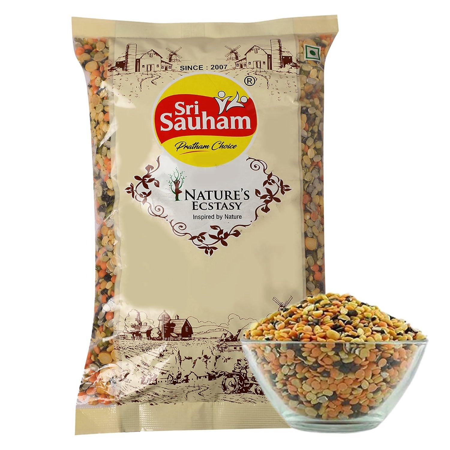 Sri Sauham Premium Mix Unpolished Dal - Distacart