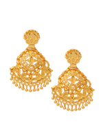 Thumbnail for Ruby Raang Traditional Gold Earrings
